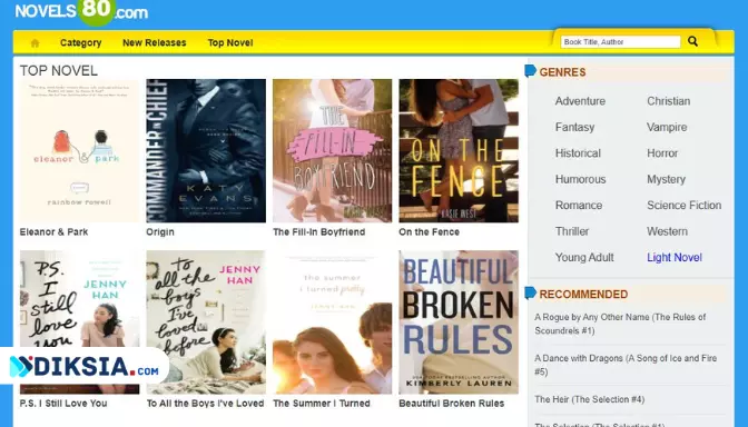 Novel80 - Platform for Reading Free Novels Online
