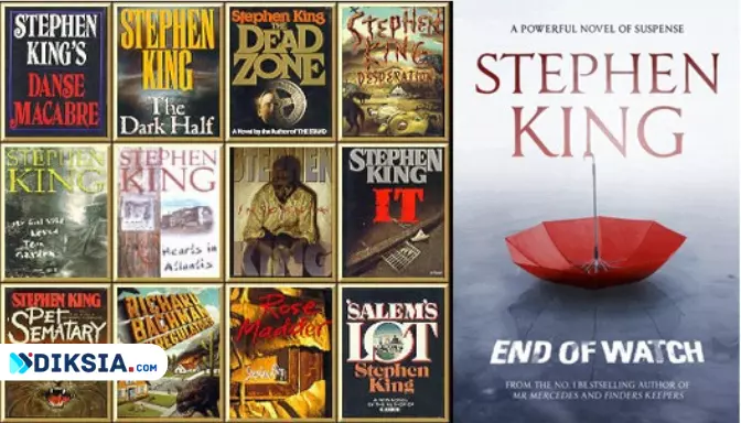 The Complete List of Stephen King Books in Order. Photo DiksiaDead Good Books