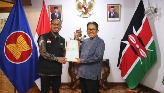 Indonesian Ambassador in Nairobi Welcomes BMH Qurban Expedition Team, Spreading Indonesia’s Reputation in Africa