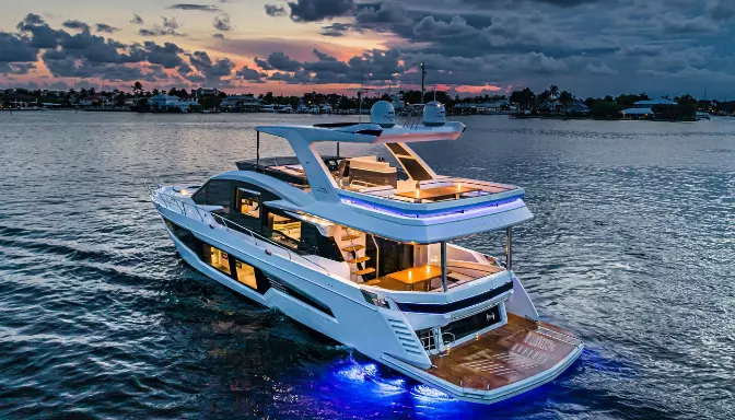 Luxury Motor Yacht Galaxy - Photo by Jeff Brown