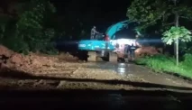 Akses Cianjur-Jonggol Terputus Sementara Akibat Tertimbun Material Longsoran