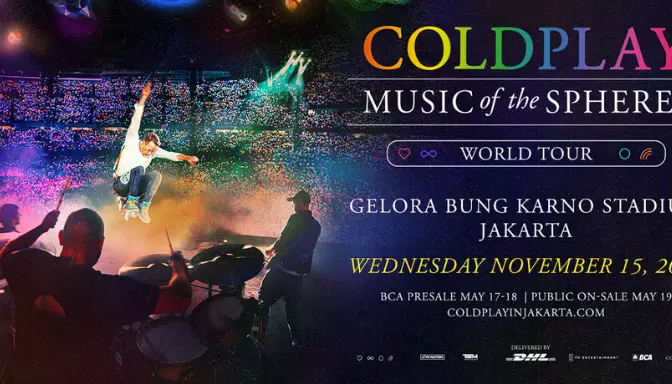 Presale Tiket Konser Coldplay di Indonesia Ludes dalam 5 Menit