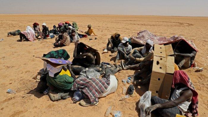polisi tunisia tinggalkan puluhan migran di gurun migran kami akan diasingkan ke libya 3c02b10