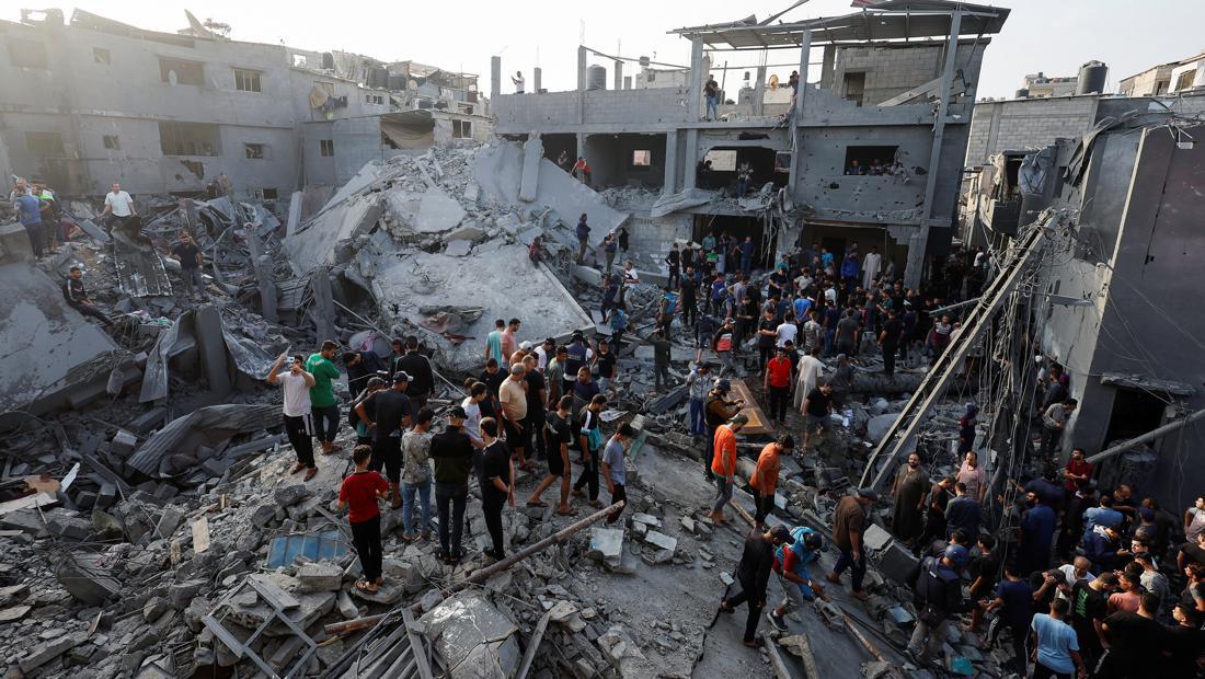 100 orang tewas dalam serangan udara israel di gaza saat malam natal 34d6641