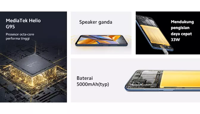 Xiaomi Poco M5s: Spesifikasi, Kelebihan dan Kekurangan 2 Spesifikasi Xiaomi Poco M5s