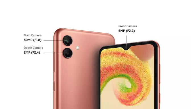 Kamera Samsung Galaxy A04