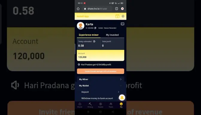 Lvs.la Apk Penghasil Uang Duit Cepat atau PHP?