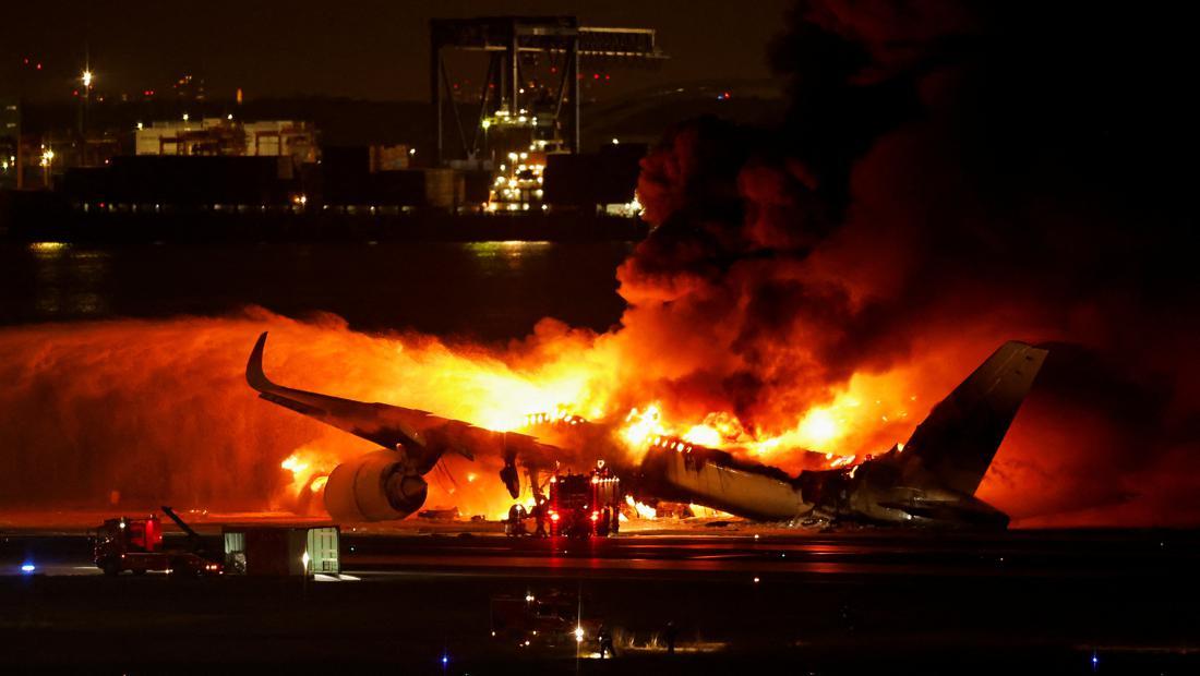 spesifikasi airbus japan airlines yang terbakar usai tabrakan pakai mesin rolls royce 3084fae