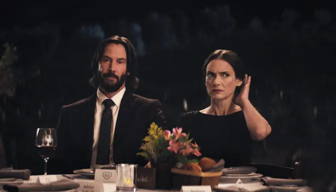 Makan malam romantis ala Keanu Reeves dan Winona Ryder