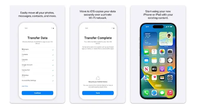 Memindahkan Data dari Android ke iPhone via Aplikasi Pindah ke iOS