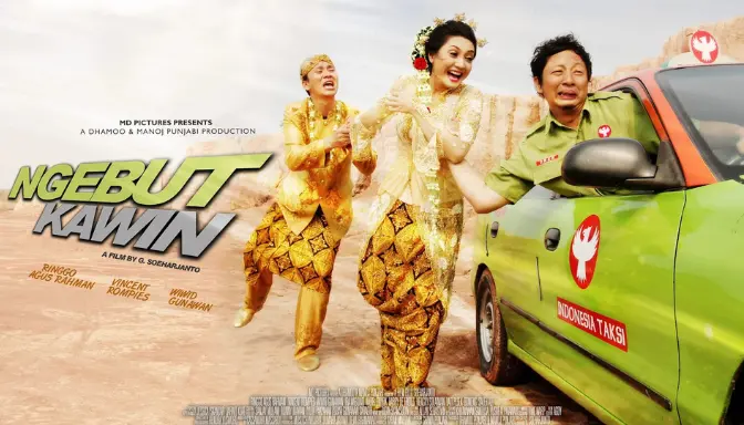 Sinopsis Film Ngebut Kawin, Perjalanan Cinta Ones dan Ningsih, Dari Taksi ke Pelaminan