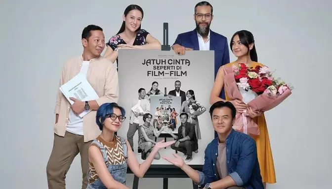 Sinopsis Jatuh Cinta Seperti di Film-Film, Film Terbaru Yandy Laurens