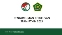 Link Pengumuman Hasil Seleksi SPAN PTKIN 2024, Lengkap dengan Jadwal dan Zonanya