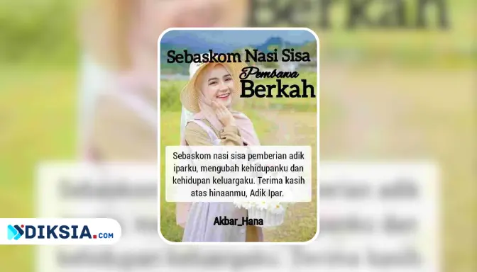 Novel Sebaskom Nasi Sisa Pembawa Berkah by Akbar_Hana