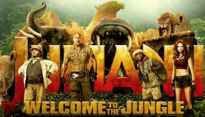 Sinopsis Film Jumanji: Welcome to the Jungle, Menjelajahi Hutan Liar Dunia Game