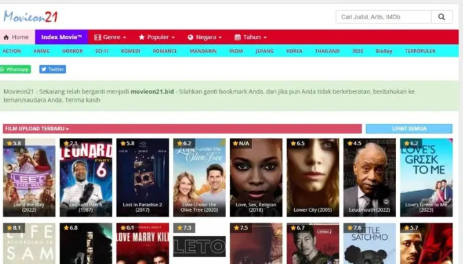 Movieon21 Diblokir, Ini Alternatif Legal untuk Streaming Film Gratis