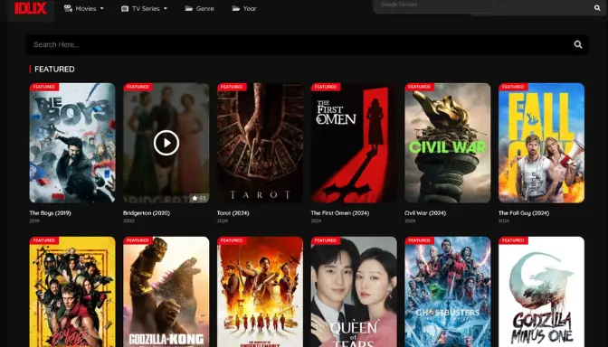 Idlix Streaming Film dan Serial TV Subtitle Indonesia Gratis Tapi Ilegal