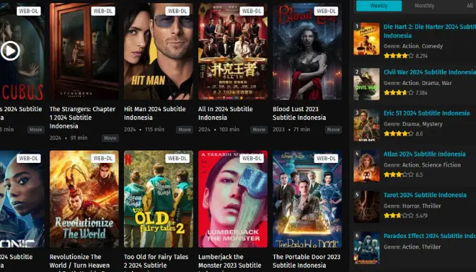 Melongmovie, Situs Download Film dan TV Series Batch Sub Indo Terbaru