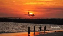 Pantai Kelan, Destinasi Wisata Sunset dengan Pemandangan Pesawat di Bali