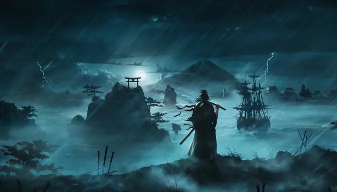 Rise of the Ronin Game Samurai Eksklusif di PlayStation 5