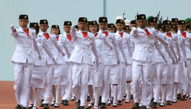 Kisaran Honor Paskibraka dari Tingkat Kabupaten hingga Nasional