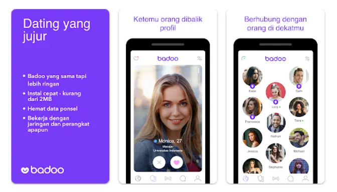 Badoo Lite, Aplikasi Kencan yang Ringan dan Cepat