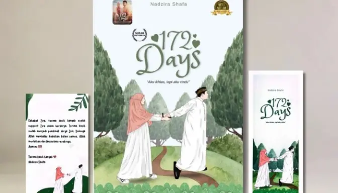 Resensi Novel 172 Days, Kisah Cinta Nadzira Shafa dan Ameer Azzikra