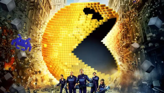 Sinopsis Film Pixels, Invasi Karakter Game Klasik yang Mengancam Bumi