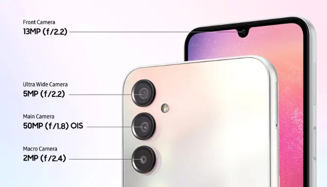 Detail Kamera Samsung Galaxy A24 4G