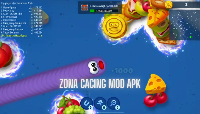 Download Zona Cacing Mod APK 2025