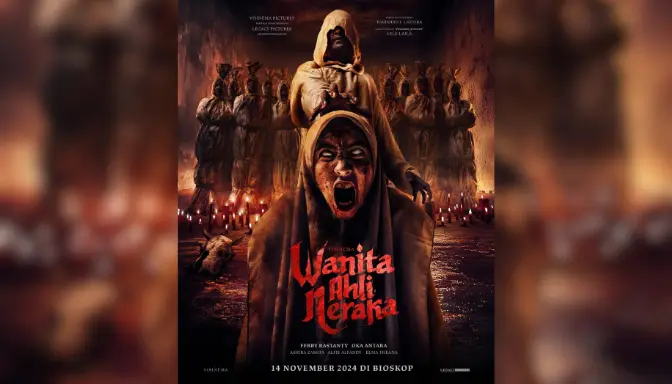 Sinopsis Film Wanita Ahli Neraka, Debut Horor Febby Rastanty