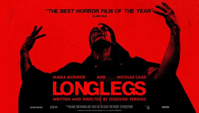 Sinopsis Longlegs, Film Horor Psikologis yang Mencekam