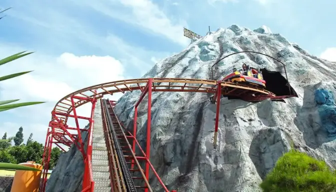 Wahana Ekstrem Jatim Park 1 - Himalaya Coaster