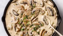 Resep Mushroom Sauce Creamy Ala Restoran