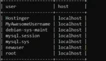 Cara Melihat User MySQL Melalui Terminal Linux