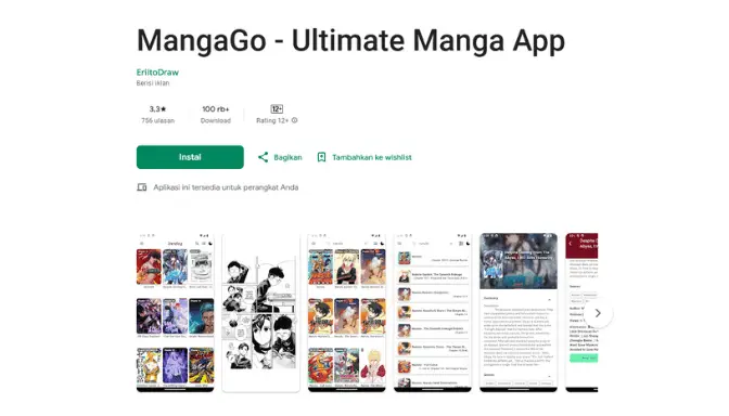 Manga Go, Platform Baca Manga dan Manhwa Online Gratis