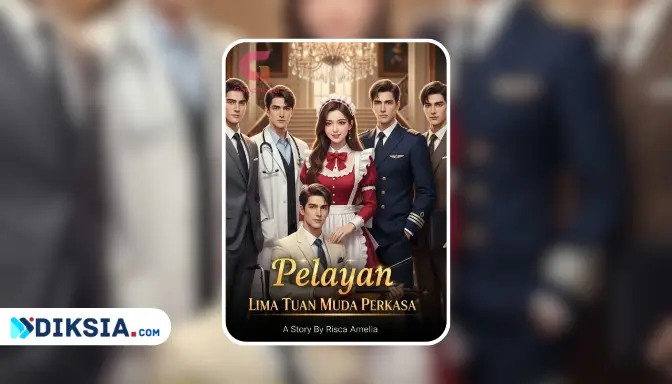 Novel Pelayan Lima Tuan Muda Perkasa by Risca Amelia